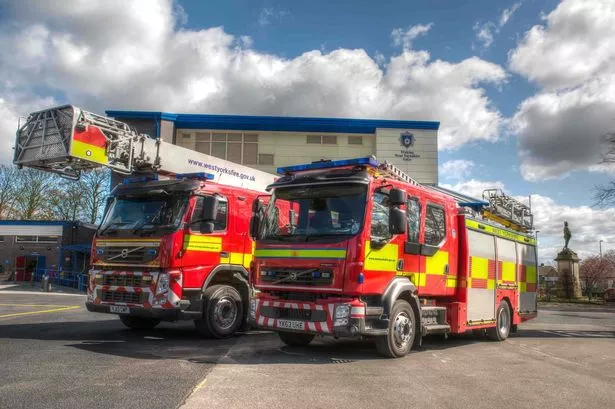 Fire fighters tidy up for elderly couple after airing cupboard blaze